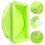5Pièces À Pieds PVC Gonflable Vert, Portable Et Pliable 9