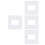 Stickers Base Bougie Mousse Adhésive Blanche DIY 7