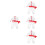 4Sets Ademend Wit Kung Fu Uniform Kinder Training 5