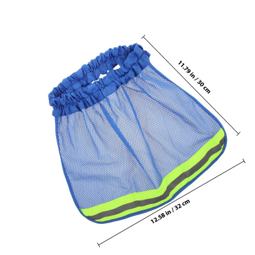 Couvre-Casque Bleu Avec Pare-Soleil Protection Du Cou 1