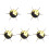 5Pièces Outil Dotting Nail Art Ergonomique Métal 4