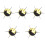 5Pièces Outil Dotting Nail Art Ergonomique Métal 5