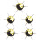 5Pièces Outil Dotting Nail Art Ergonomique Métal 8