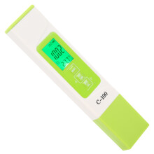 C‑100 Wasserqualitätsmesser 5-in-1, Temperatur, Salzgehalt, TDS, EC, SG