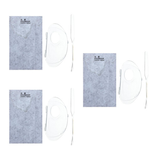 3Ensembles Palette Mixte Compacte Spatule 2