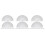 45Pcs Portable Clear Plastic Protractors for Math Homework and Drawing 5