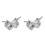2Pièces Pinces Double Boucle Aluminium Stables Pour Support Lumière 8
