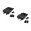2Ensembles Support Navigation Avec Double Port USB En ABS Noir 5