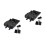 2Ensembles Support Navigation Avec Double Port USB En ABS Noir 9