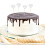 100Pcs Glitter Silver Cake Topper for Party Wedding Events 6
