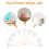 100Pcs Glitter Silver Cake Topper for Party Wedding Events 8