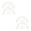 100Pcs Glitter Silver Cake Topper for Party Wedding Events 10