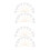 100Pcs Glitter Silver Cake Topper for Party Wedding Events 11