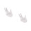2Pièces Support Céramique Main Blanche Pour Ocarina Présentation 9