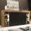 Sideboard Eden 164cm - Dark Oak & Black Matt Doors and LED Lights 1