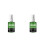2Pièces Sérum Réducteur Rides Vert Bio Flacon ABS 10