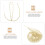 Perles Double Couche Ajustable Pour 4