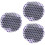 3Pièces Bonnet De Bain Violet Satiné Protection Longs 5