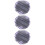 3Pièces Bonnet De Bain Violet Satiné Protection Longs 7