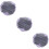 3Pièces Bonnet De Bain Violet Satiné Protection Longs 8