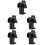5Pièces Support Projecteur Pivot ABS Réglable Pour Usage Maison Noir 7