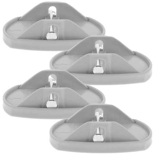 8Pcs PP Camper Jack Pads Grey Reliable Stabilizing Pads for Rv Use 2