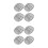8Pcs PP Camper Jack Pads Grey Reliable Stabilizing Pads for Rv Use 5