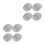 8Pcs PP Camper Jack Pads Grey Reliable Stabilizing Pads for Rv Use 6