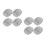 8Pcs PP Camper Jack Pads Grey Reliable Stabilizing Pads for Rv Use 8