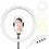 Foldable Ring Light Super Bright Adjustable Light Modes USB Powered LED Ring Light with Universal Clip for Smartphones Dimmable Plug And Play Design 4