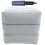 2Pcs Adjustable Inflatable Footrest Pillow Grey Air Travel Leg Support 6