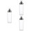 3Pcs High Borosilicate Transparent Oil Storage Can with Scale 7
