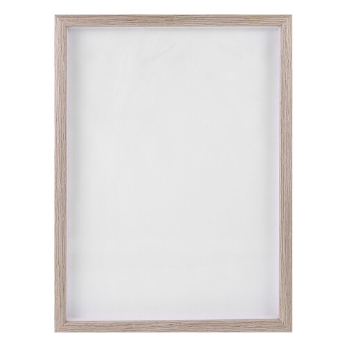 2Pcs Solid Wood Desktop Frame Simple Photo Holder for Room Adorn Grey 1