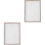 2Pcs Solid Wood Desktop Frame Simple Photo Holder for Room Adorn Grey 3