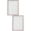 2Pcs Solid Wood Desktop Frame Simple Photo Holder for Room Adorn Grey 7
