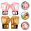 4Paires Enfants Boxe Mousse Douce Couleurs Assorties 10