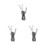 3Pcs Multi USB Midi Cable Adapter for Pc Laptop Keyboard Computer Use 9