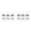 6Pcs Multi Work Cover Badge Holder PP Badge Protector for Office Use 6