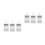 6Pcs Multi Work Cover Badge Holder PP Badge Protector for Office Use 9