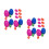 36Pièces Oeufs Multicolores Jouets Décoratifs 4