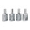 8Pièces Flacons Spray Sub Verre Argenté Compact Pour Essences 2