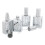 8Pièces Flacons Spray Sub Verre Argenté Compact Pour Essences 3
