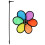 Classic Children's Plastic Pinwheel Whirligig 6