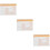 3Pièces Cahier De Planification Orange Spiralé Pour Usage 10