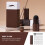 2Ensembles Pochoirs Sourcils En PP Marron Usage Compact 7