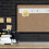 White Rectangular Felt Memo Board For Home And Set 4