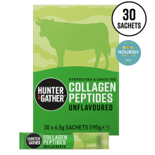 Hunter & Gather Collagen Peptides – Unflavoured Sachets (30 x 6.5g)