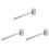 3Pcs Premium Alloy Meat Pounder Silver Kitchen Meat Tenderizer Tool 2