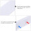 White Rectangular Felt Memo Board For Home And Set 7