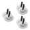 6Pairs Silver Mini Brass Finger Cymbals for Dance Performances 5